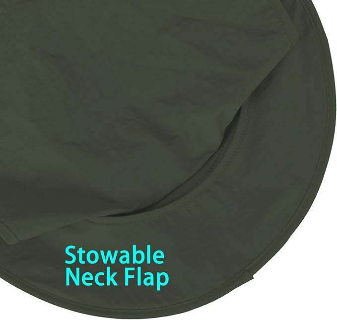 Sun Hats for Men Women Fishing Hat UPF 50+ Breathable Wide Brim Bucket Hats Summer UV Protection Safari Hat with Neck Flap