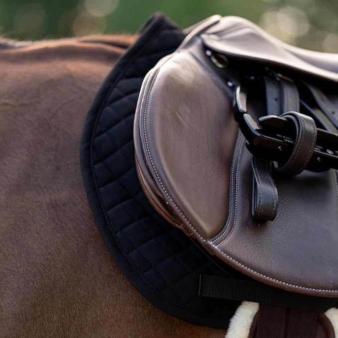 TuffRider Basic All Purpose Horse Riding Saddle Pad | Wither Relief Brushed Underside for Training and Competition