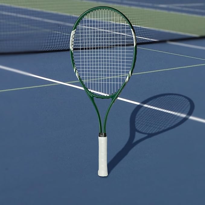 Tennis Rackets 2 Players Recreational for Beginners,Pre-Strung 27 Inch Light Adult Racquet Set for Women Men with Tennis Balls,Overgrips and Carry Bag