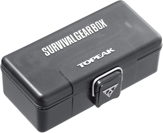 Topeak Survival Gear Box (TT2543) – 30-Function Compact Bike Multi-Tool Kit with Mounting Case, Chrome Vanadium Steel Tools, 233g
