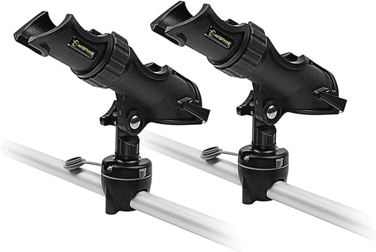 HITORHIKE 釣り竿ホルダー ユニバーサルフィットキット 360度調整可能 カヤック釣り ボートパワーロックロッドホルダー