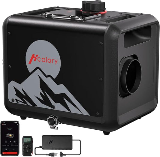 8KW Diesel Heater, All in One 7.5L Toolbox MAX Diesel Air Heater 110/12/24V Parking Heater with App Control, Wireless Temperature Sensing and Altitude Mode for RV Garage Camper