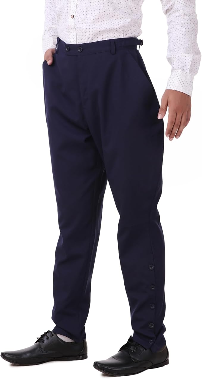 ThePirateDressing Steampunk Victorian Cosplay Costume Mens Archibald Jodhpur Pants Trousers