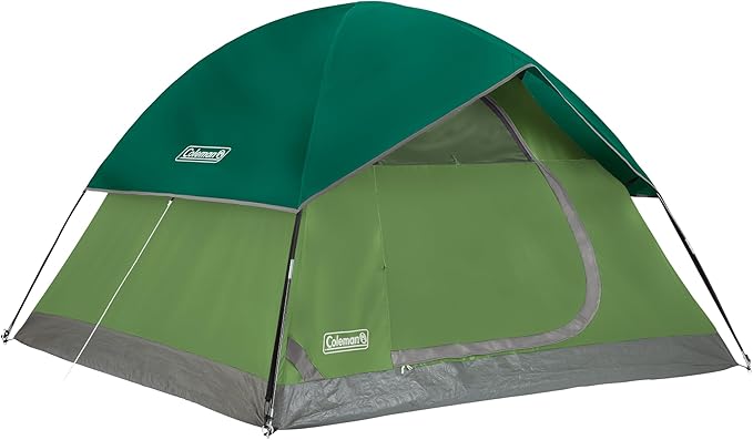 Coleman Sundome キャンプテント レインフライ付き、2/3/4/6人用、10分で設営、キャンプ、フェスティバル、裏庭、お泊り会などに最適な耐候性シェルター