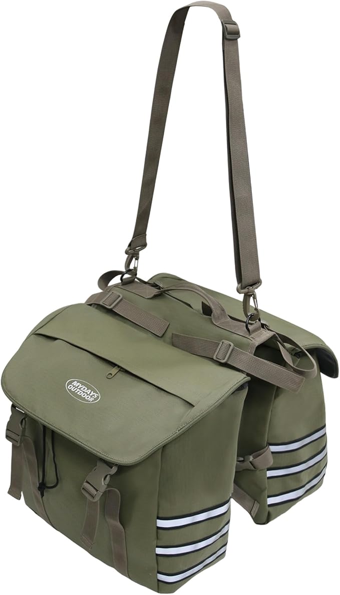 Panniers Bike Bags,Bicycle Saddle Bags,Large Capacity Reflective Strip,Bike Trunk Bag with Panniers,Bicycle Storage Bag,Bike accessories