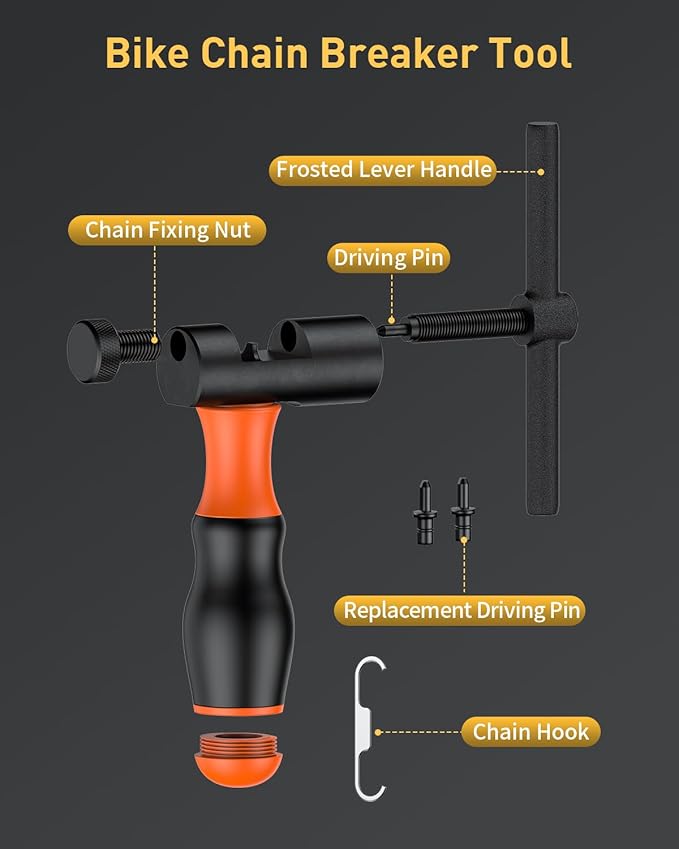 Pawfly Bike Chain Repair Tools, Bicycle Chain Maintenance Tool Set for Multi-Speed Chains