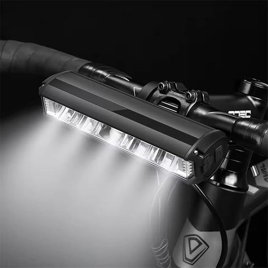 Bike Lights, 17 LED 4800 Lumen Bicycle Light with 4 Modes, 10000mAh USB Rechargeable Bike Light, Bike Headlight with Digital Power Display, Wide Beam Bike Lights for Night Riding
