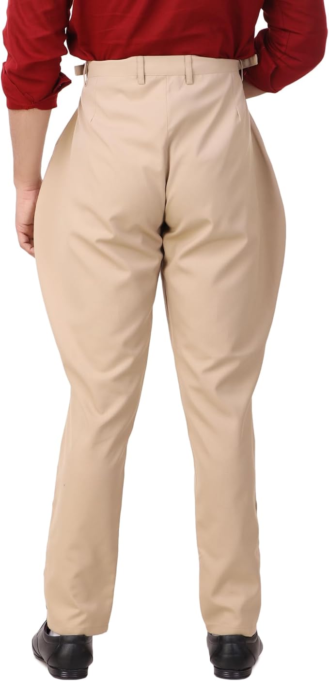 ThePirateDressing Steampunk Victorian Cosplay Costume Mens Archibald Jodhpur Pants Trousers