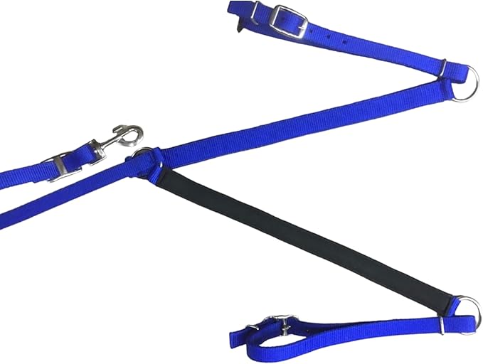 Majestic Ally Nylon Padded Equestrian Browband Headstall, Reins & BreastCollar Set for Horse- Full