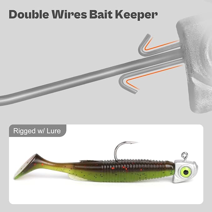 OJY&DOIIIY Swimbait Jig Heads with Chartreuse Fish Eye, 1/8 3/16 1/4 3/8 1/2oz Jigheads for Freshwater&Saltwater Fishing 10/15 Pack