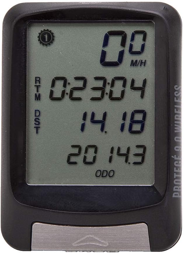 Planet Bike Protegé 9.0 Wireless Bike Computer,Black