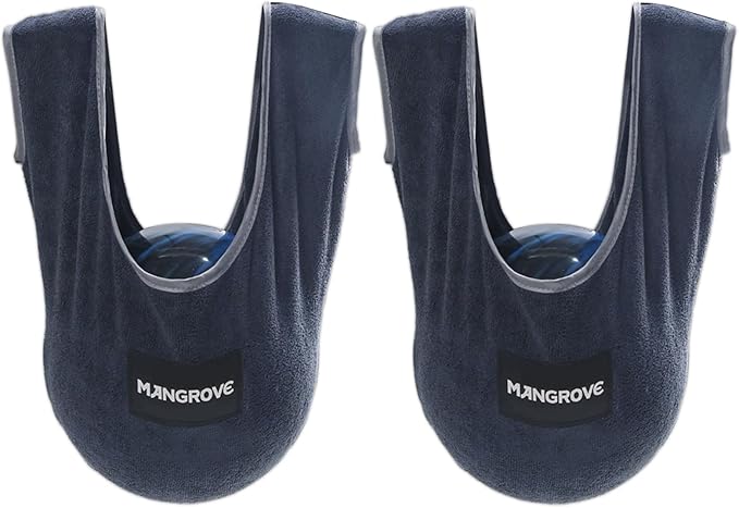 Mangrove ボーリングボールポリッシャー、ボウラー用マイクロファイバーボーリングタオルシーソー、大型洗濯可能ボーリングシャミーシーソー、ボールクリーナーホルダーバッグ