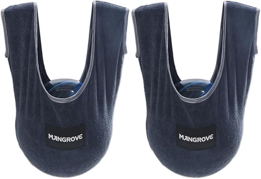 Mangrove Bowling Ball Polisher, Microfiber Bowling Towel See-Saw for Bowlers, Large Washable Bowling Shammy Seesaw, Ball Cleaner Holder Bag