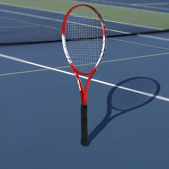 Tennis Rackets 2 Players Recreational for Beginners,Pre-Strung 27 Inch Light Adult Racquet Set for Women Men with Tennis Balls,Overgrips and Carry Bag
