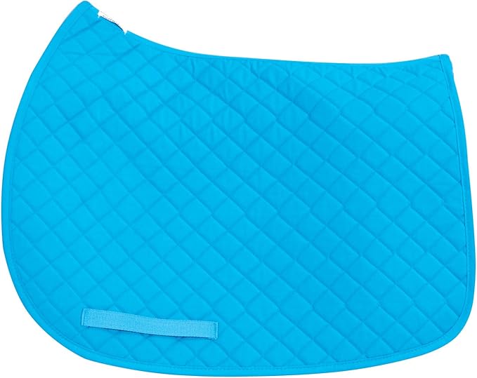 TuffRider Basic All Purpose Horse Riding Saddle Pad | Wither Relief Brushed Underside for Training and Competition