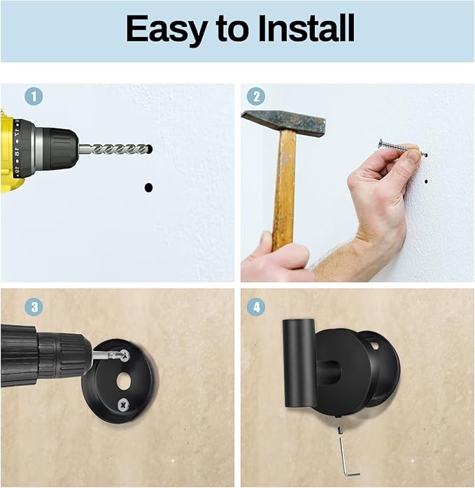 Kruodop Towel Hooks for Bathroom,6 Packs Wall Mount Towel Holder,Black Matte Wall Robe Hook,Stainless Steel Heavy Duty Door Hanger Towel Hook for Kitchen, Bedroom,Hotel,Pool,Coats - Silver