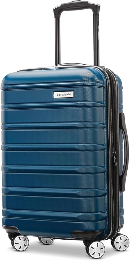 Samsonite Omni 2 Hardside Expandable Luggage with Spinner Wheels, 3-Piece Set (19/24/28), Lagoon Blue