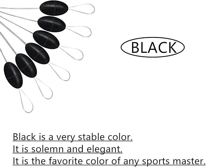 Rubber Fishing Bobber Stopper,6 in 1 Float Sinker Stops,Black Orange & Colorful Oval Cylinder,L M S Float Stop Available