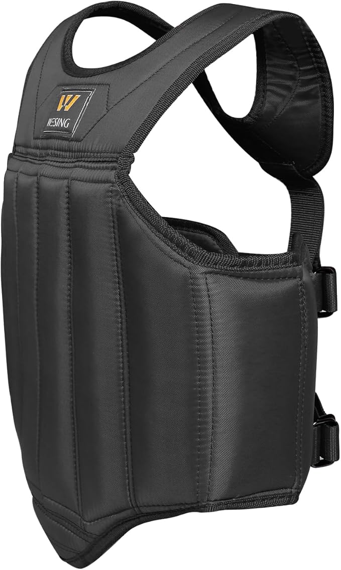 Wesing Martial Arts Muay Thai Boxing Chest Protector MMA Sanda Chest Guard