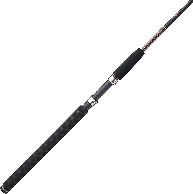 Ugly Stik 6フィート6インチ GX2 スピニングロッド、3ピース スピニングロッド、6-15ポンド ライン、ミディアムロッドパワー、モデレートファストアクション、1/8-5/8オンス ルアー