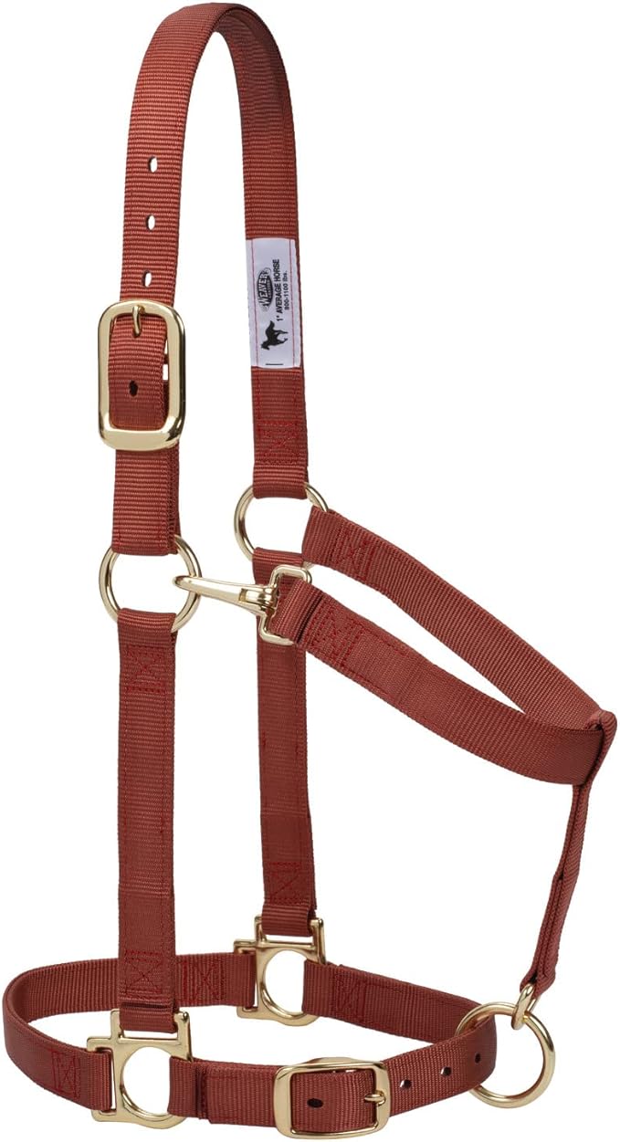 Weaver Leather Basic Adjustable Chin and Throat Snap Halter