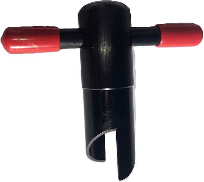 Bowling Ball Finger Insert Removal Tool, 31/32" Diameter, Aircraft Aluminum Construction, Black Hard Anodize Finish