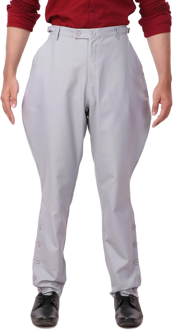 ThePirateDressing Steampunk Victorian Cosplay Costume Mens Archibald Jodhpur Pants Trousers