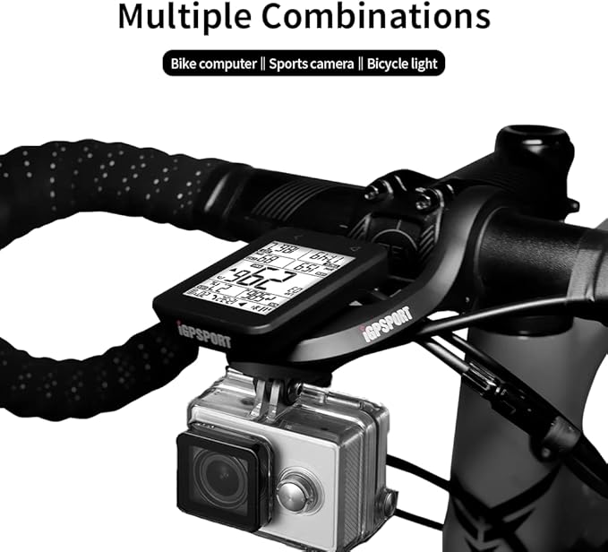 iGPSPORT Bike Computer Mount, Light Weight Common Bike Mount Compatible with Garmin Wahoo Cycplus CooSpo XOSS Cycling Computer (M80)