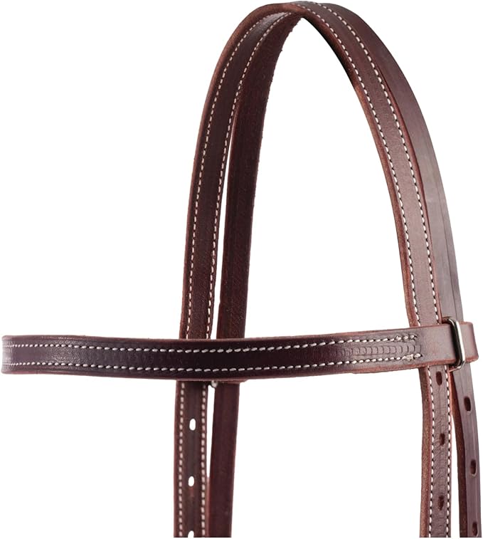 Weaver Leather Latigo Leather Browband Headstall