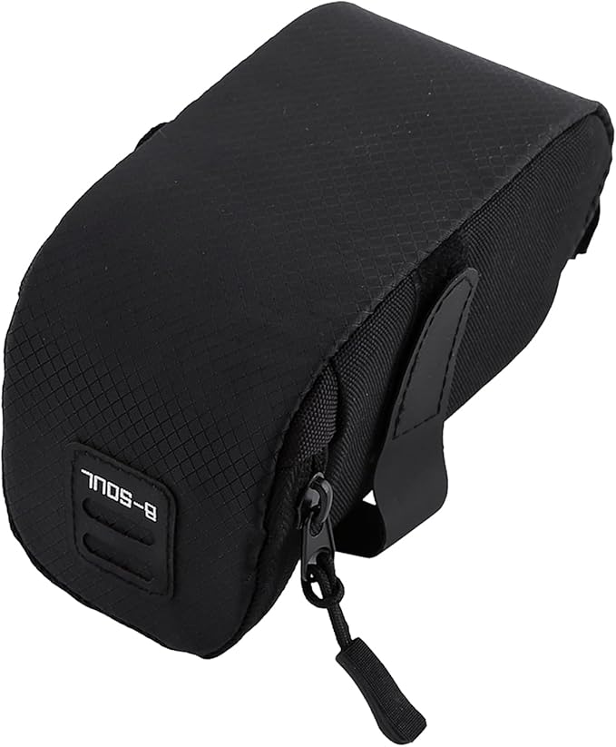 Milltrip Bike Saddle Bag, B Soul Super Light Bike Rear Saddle Cycling Seat Bag Tail Pouch Package Under seat Storage Bag (Black)