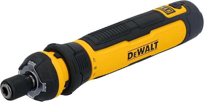 DEWALT Cordless Screwdriver, 4V USB Rechargeable Electric Screwdriver with 12 pcs Screwdriver Bit Set, LED Light, FLEXDRIVE Control, Compact, Ergonomic (DWHT66719)