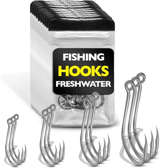 Fishing Hooks Freshwater - Trout - Crappie - Bluegill - Bass - Panfish - Walleye - Perch - Sunfish