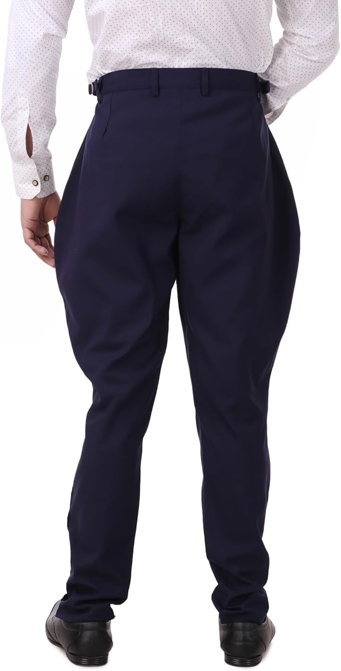 ThePirateDressing Steampunk Victorian Cosplay Costume Mens Archibald Jodhpur Pants Trousers