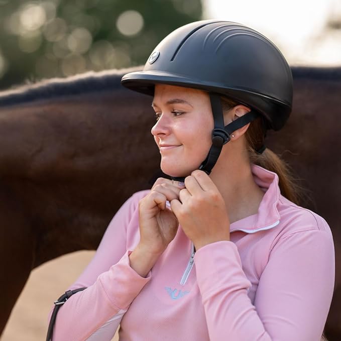 TuffRider Starter Basic Horse Riding Helmet | Comfortable Protective Equestrian Head Gear - SEI Certified