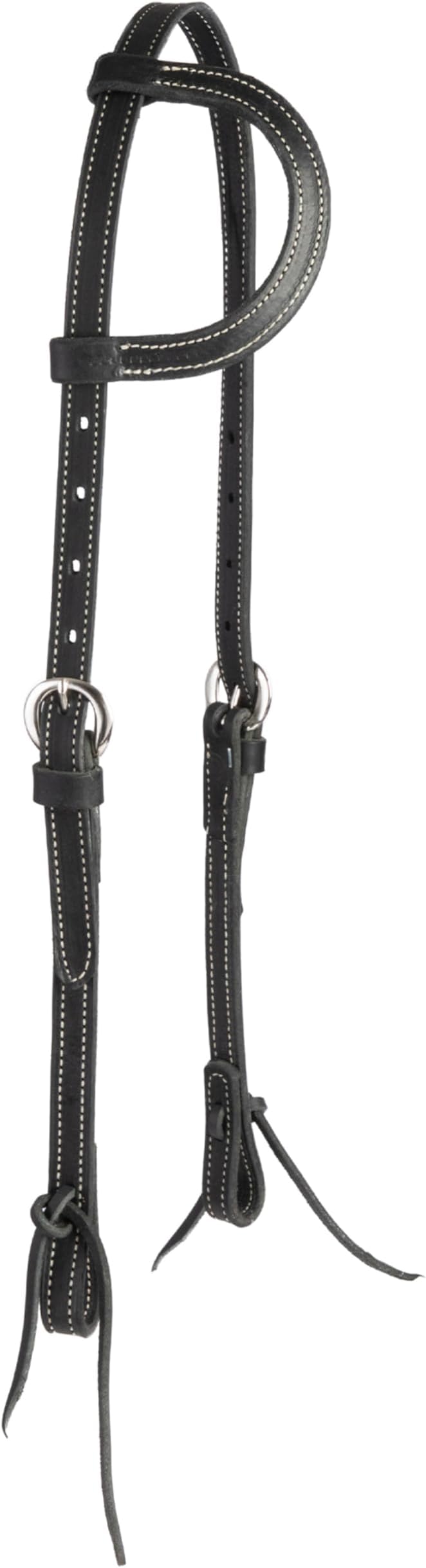 Weaver Leather Black Latigo Leather Headstall