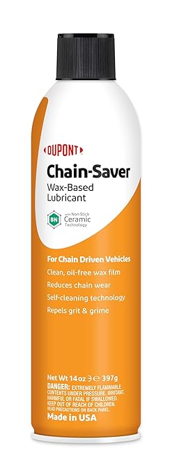 DuPont Chain-Saver Dry Self-Cleaning Lubricant Aerosol, 14 oz