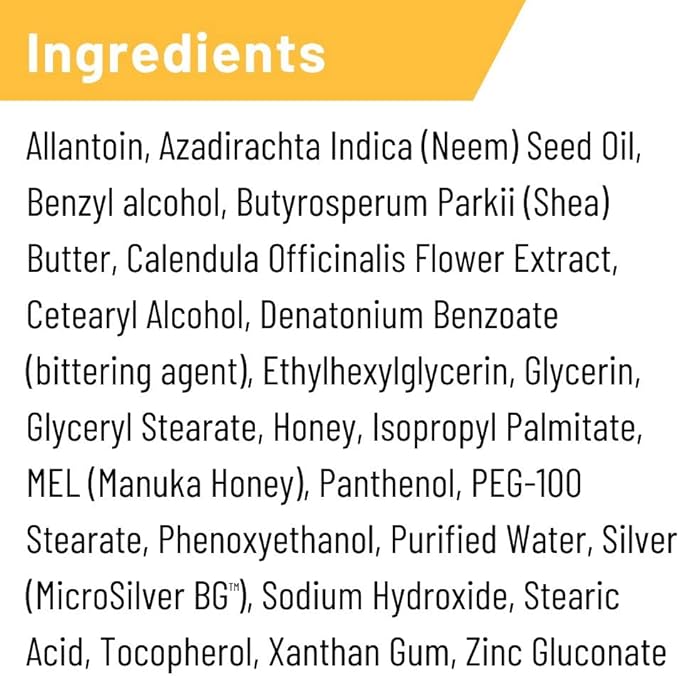 Absorbine Silver Honey Rapid Wound Repair Ointment 2oz Tube, Manuka Honey + MicroSilver BG, Horse & Large Animal Wound Care