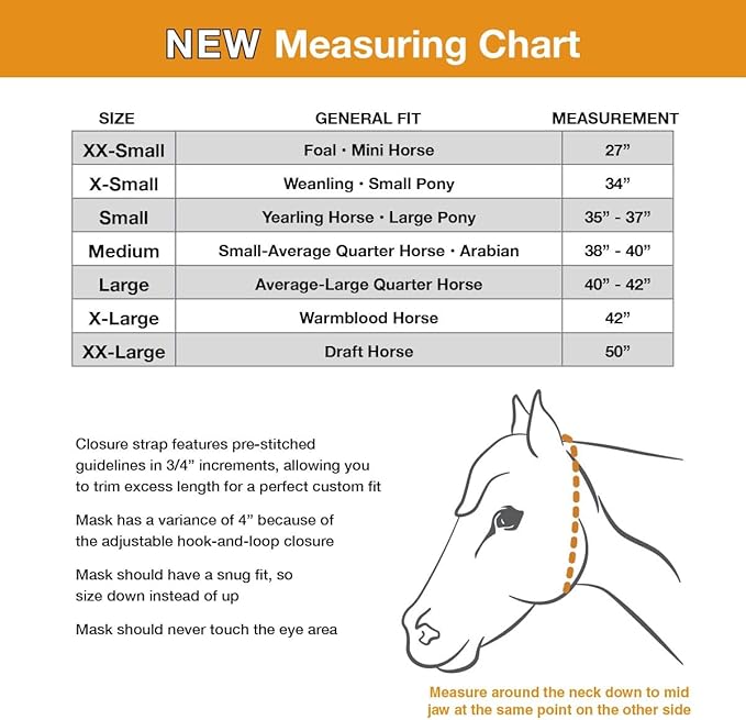 Cashel Crusader Fly Mask, Long Nose with Ears