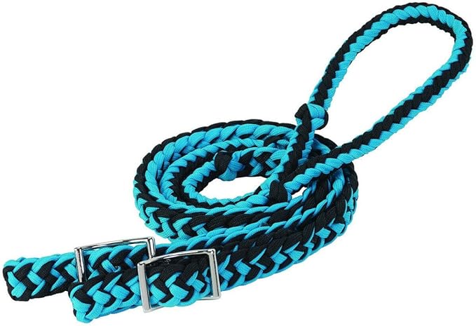 Weaver Leather Braided Nylon Barrel Rein, Hurricane
