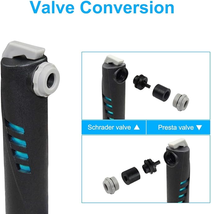 Chumxiny Bike Repair Kit Contains 16-in-1 Tool, 120Psi Mini Bicycle Pump, Tire Patch, Used for Mountain/Road Bike.(Blue)