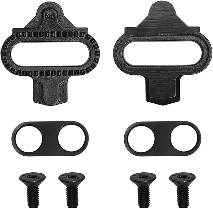 Aleric Bike Cleats Compatible with SPD Pedals, Spinning Indoor Cycling and Mountain Biking Bicycle Cleat Set for Men and Women Clipless Cycling Shoes