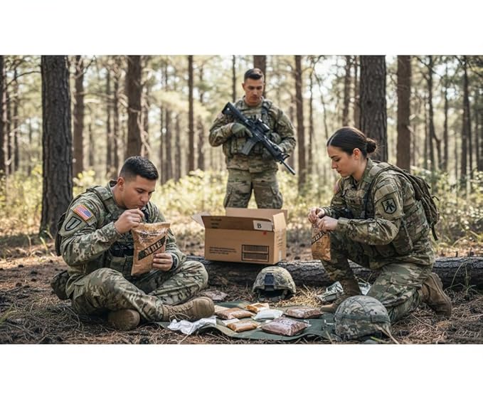 2026年検査期限 米軍放出品MREレーションAケースとBケース – 各12食入り2箱セット｜無発熱剤ヒーター付き本物ミリタリーレーション｜長期保存可能な非常食