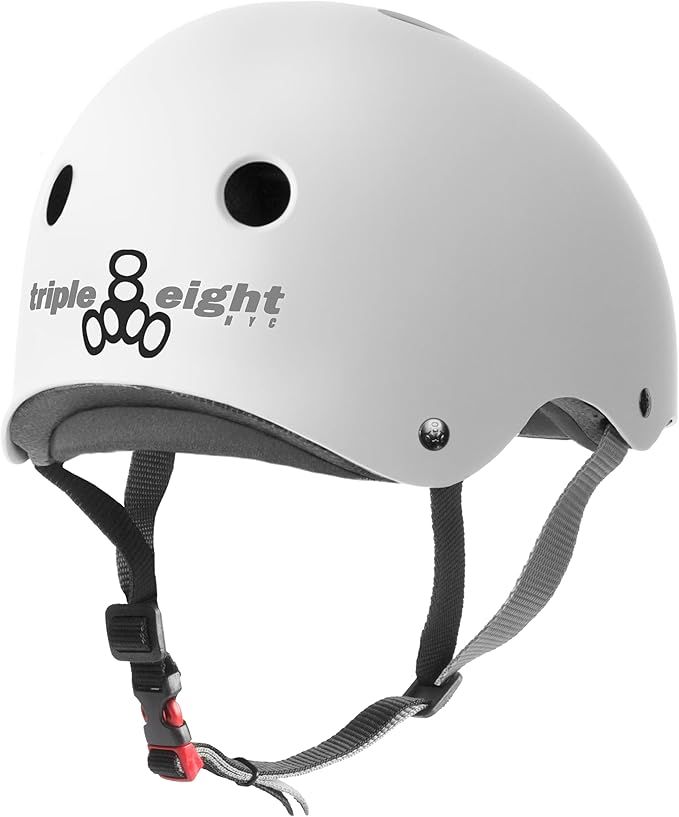 Triple Eight Sweatsaver ヘルメット スケートボード、BMX、ローラーダービー、ローラースケート、インラインスケート、スクーター、自転車用