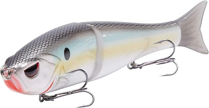 Bassdash スイムシャッド グライドベイト ジョイントスイムベイト バス パイク サーモン トラウト マスキー用釣りルアー
