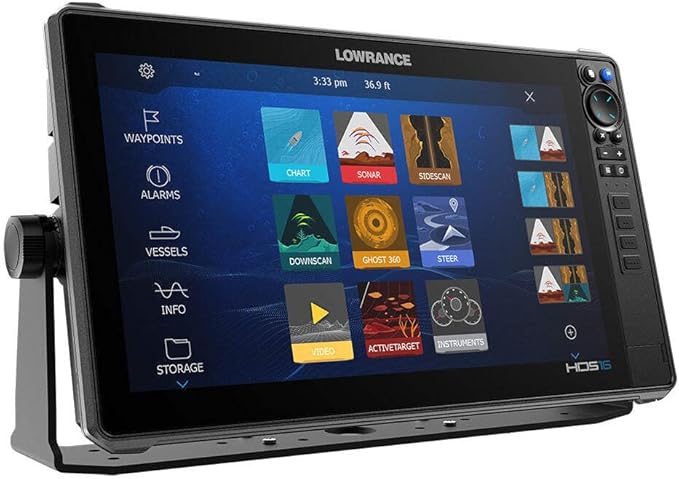 Lowrance HDS PRO Fishfinder/Chartplotter with Smartphone Integration and Preloaded C-MAP U.S. & Canada Charts