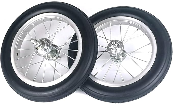 12 Inch Solid Tire for Kid Bike Folding Bike Electric Bike Anti Stab Explosion-Proof Airless Tires Tubeless Tyre 12x1/2x2 1/4 12x1.5