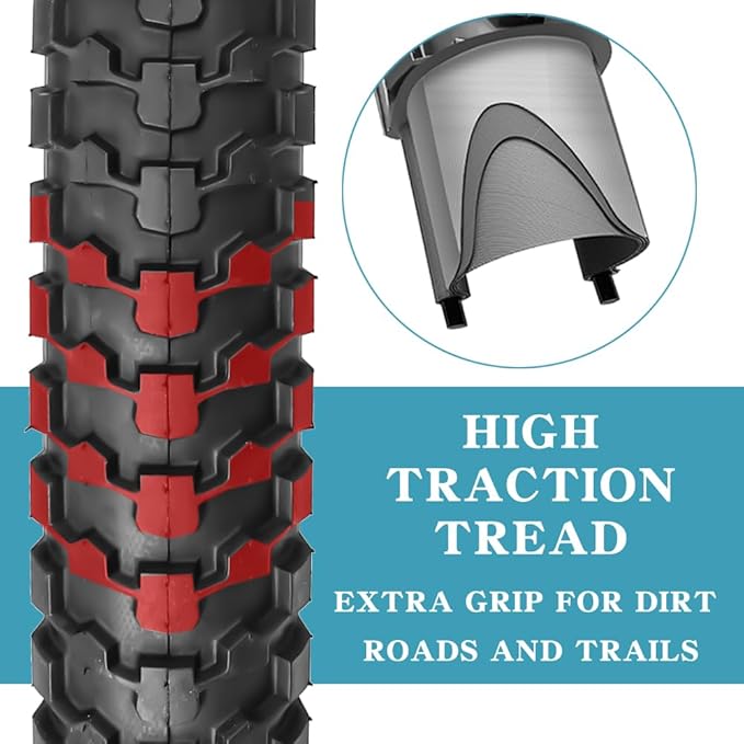 2 Pack 26x2.1 / 29x2.125 Bike Tires 3mm Anti-Puncture Layer with or Without 26x1.75/2,125 Inner Tubes for Mountain Trail City Bicycle Folading Replacement Tyres