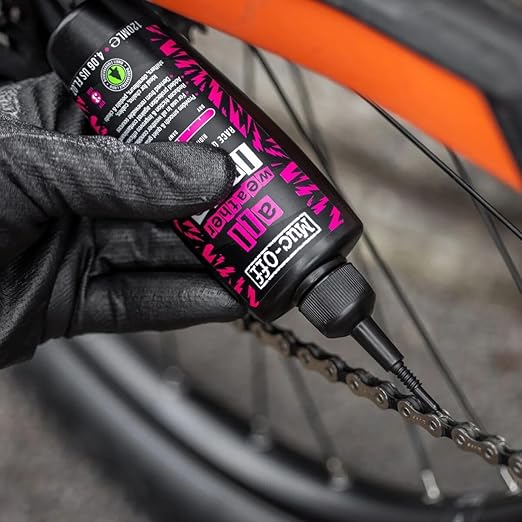 Muc-Off All-Weather Chain Lube, 1.7 fl oz - Bike Lube Refill, Bike Chain Oil, Chain Wax for All Weather Conditions - Biodegradable Bike Lubricant and Bicycle Chain Oil