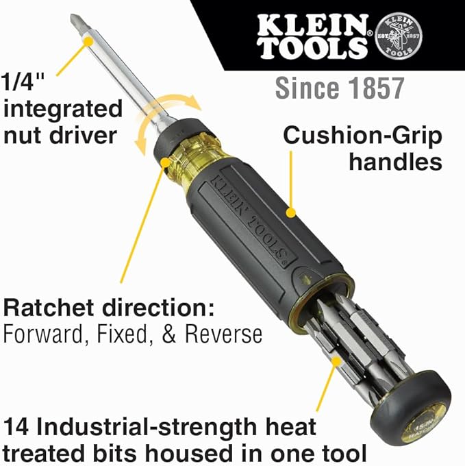 Klein Tools 80066 精密ドライバーキット マルチビットドライバーとオールインワン修理ツールキット Apple製品用39ビット、2点セット