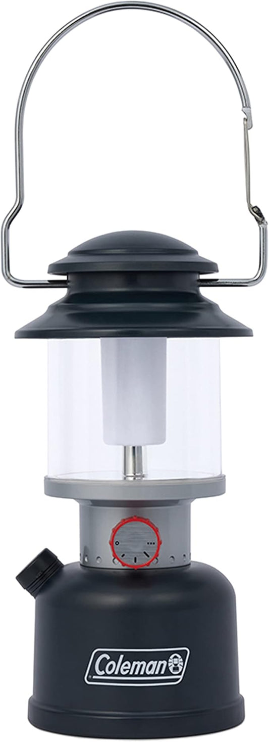 Coleman Classic Rechargeable 800L LED Lantern, Impact & Water-Resistant Lantern with Carabiner Handle & Charging Ports, Great for Camping, Power Outage, Emergencies, & More